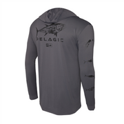 PELAGIC AQUATEK HOODED SHIRT GYOTAKU GRAPHITE
