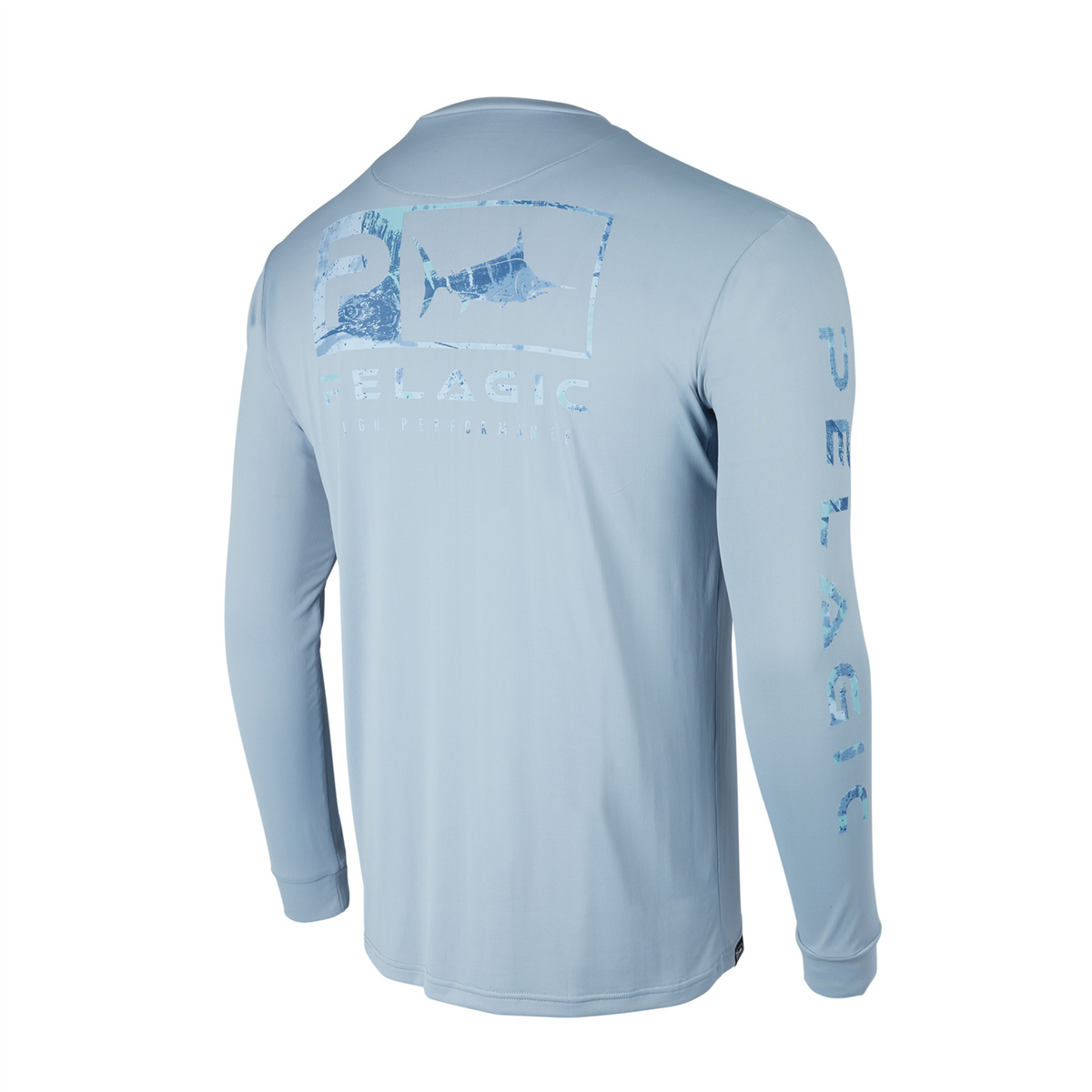 Maillot Technique PELAGIC EXO TECH – Open Seas Camo, UPF+50, Avec Capuche, Homme