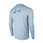 PELAGIC AQUATEK SHIRT OPEN SEAS CAMO SLATE