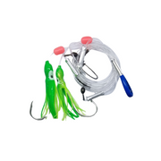 WILD BLUE ALL PURPOSE RIG 2 HOOK 60MM SKIRT