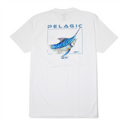 PELAGIC PREM TEE GIONE MARLIN WHITE
