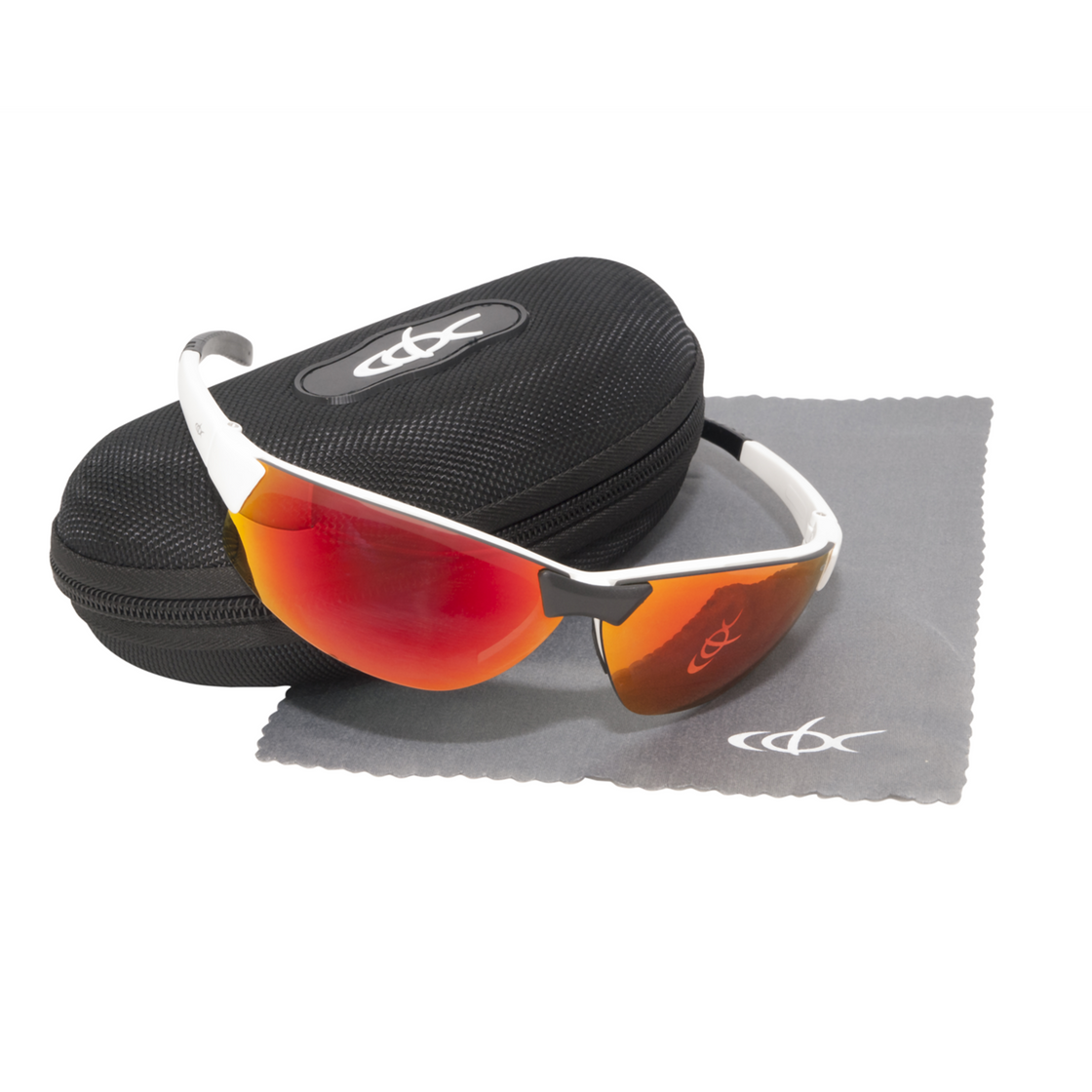 CDX SUNGLASSES BIFOCAL BLACK - RED REVO