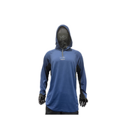 DESOLVE FISH FACE HOODIE DARK BLUE