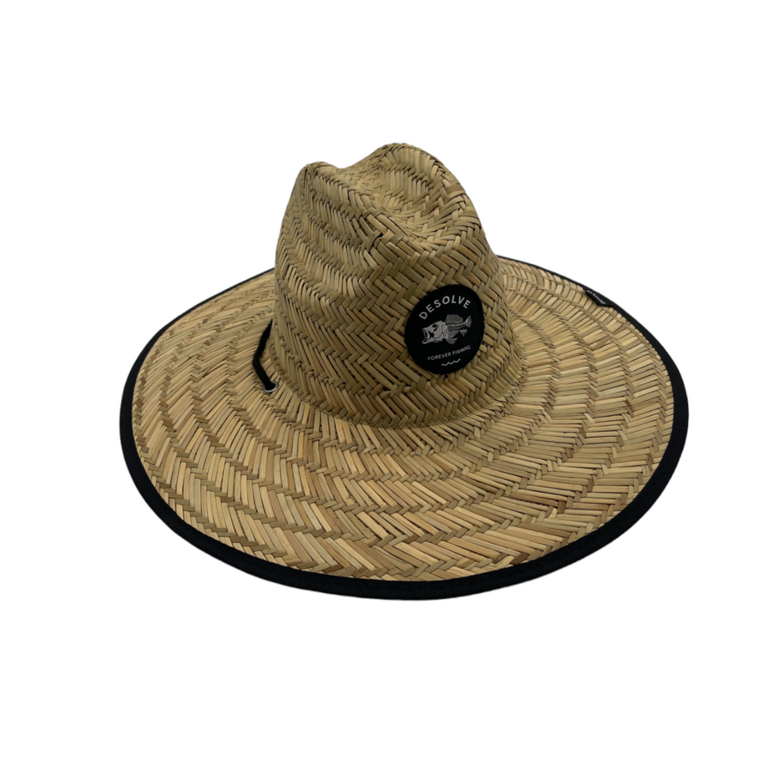DESOLVE SNAPPY STRAW HAT CHARCOAL