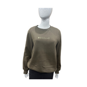 DESOLVE STANDARD SWEATER KHAKI WOMENS