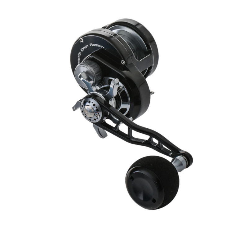 Buy Maxel Hybrid 20C Left Hand Jigging Reel Silver/Gunsmoke online