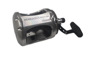 OKUMA GAME MAKAIRA 80 WIDE 2 SPEED REEL SILVER