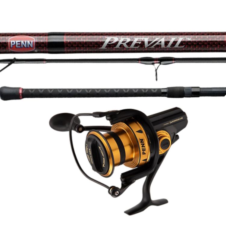 PENN SPINNFISHER VI 8000 LONG CAST PREVIAL SURF 14FT COMBO