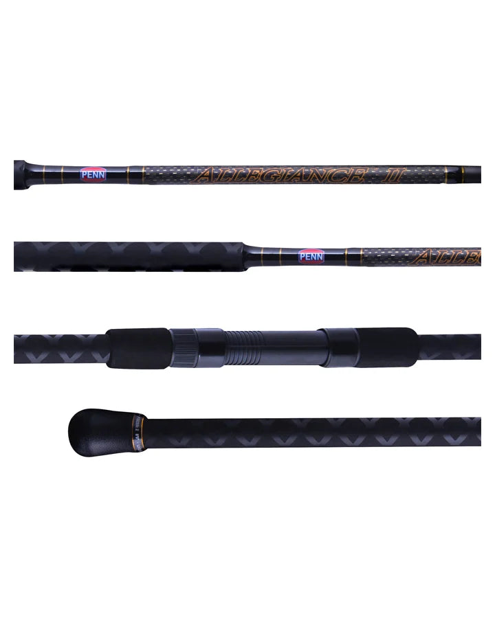 PENN ALLEGIANCE II INSHORE SPINNING 702ML ROD 4-7KG – Gun City Fishing
