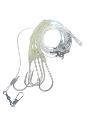 WILD BLUE PUKA RIG 5X PB HK RIG 300LB/150LB