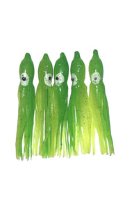 WILD BLUE OCTOPUS SKIRT 60MM 5 PACK